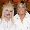 Dolly Parton and Jane Fonda in March 2006 in Hollywood, Calif.