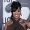 Erica Banks attends the BET Hip Hop Awards 2023 on October 03, 2023 in Atlanta, Georgia.
