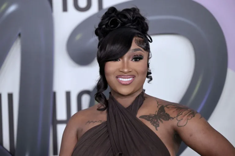 Erica Banks attends the BET Hip Hop Awards 2023 on October 03, 2023 in Atlanta, Georgia.