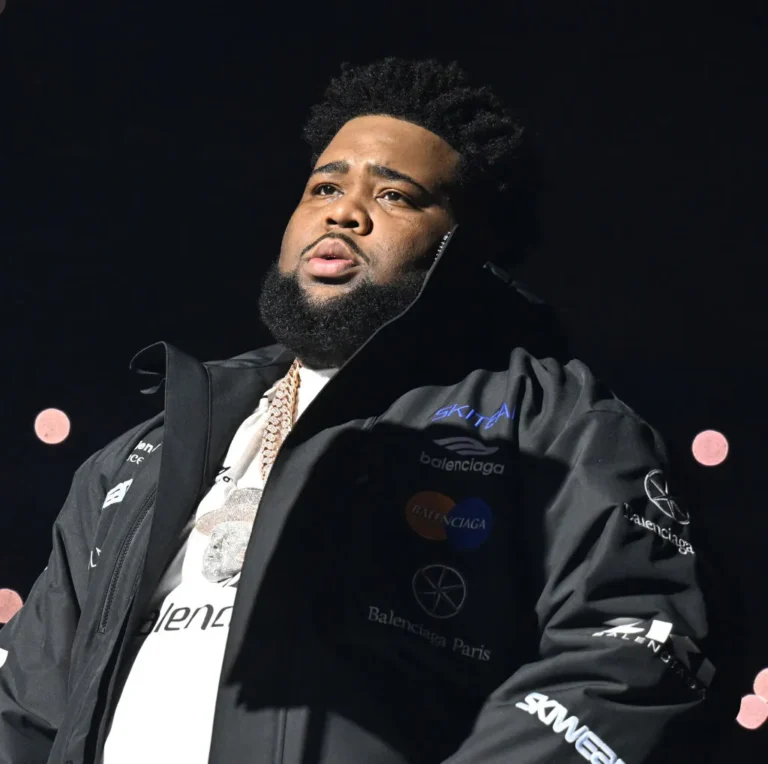 Rapper Rod Wave performs onstage during his Last Lap tour at State Farm Arena on December 5, 2024 in Atlanta, Georgia.