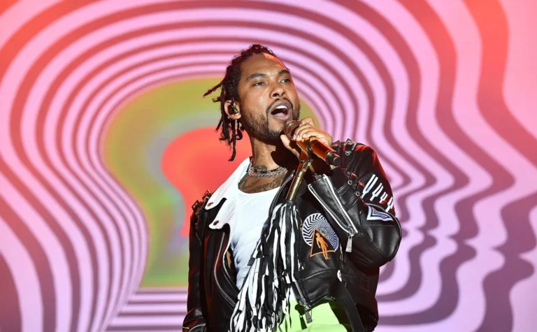 Singer Miguel performs onstage during 2018 ONE Musicfest at Atlanta Central Park on September 8, 2018 in Atlanta, Georgia