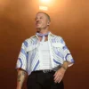 American rapper Macklemore performs live on stage during the 5th Lollapalooza Paris Festival on July 19, 2025 in Paris, France.