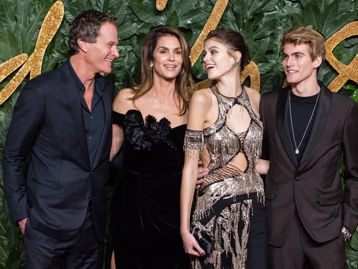 Cindy Crawford and Rande Gerbers Family Photo