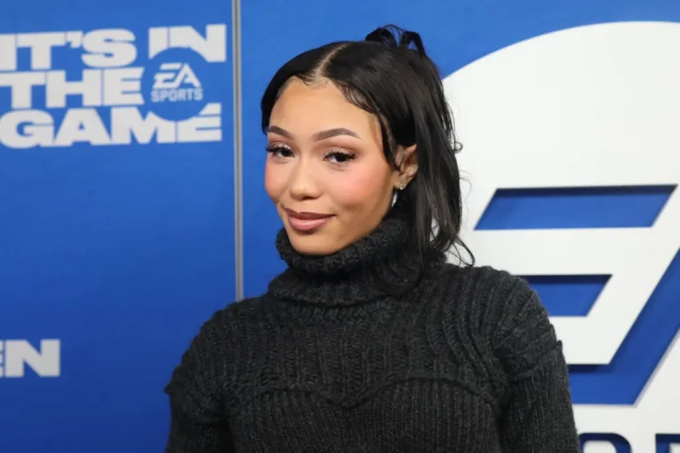 Coi Leray arrives at EA Sports presents The Madden Bowl at Orpheum Theater on February 07, 2025 in New Orleans, Louisiana.