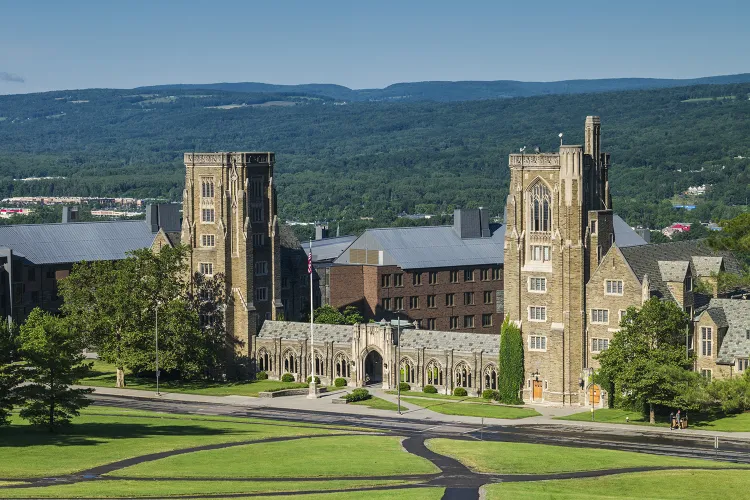 Ithaca Mayor Moves to Pause Cornell Student Events 5 Cornell University campus in Ithaca, N.Y.