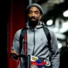 JR Smith of the Cleveland Cavaliers arrives before the game against the Toronto Raptors on October 17, 2018 at Scotiabank Arena in Toronto, Ontario, Canada.