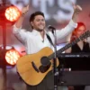 Niall Horan performing at the Today shows Citi Concert Series at Rockefeller Plaza in New York on June 12