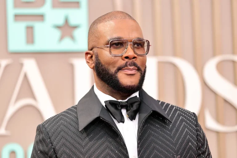 Tyler Perry Explains Why Janet Jackson Is Missing From New Film Tyler Perry attends the 2025 BET Awards at Peacock Theater on June 09, 2025 in Los Angeles, California.