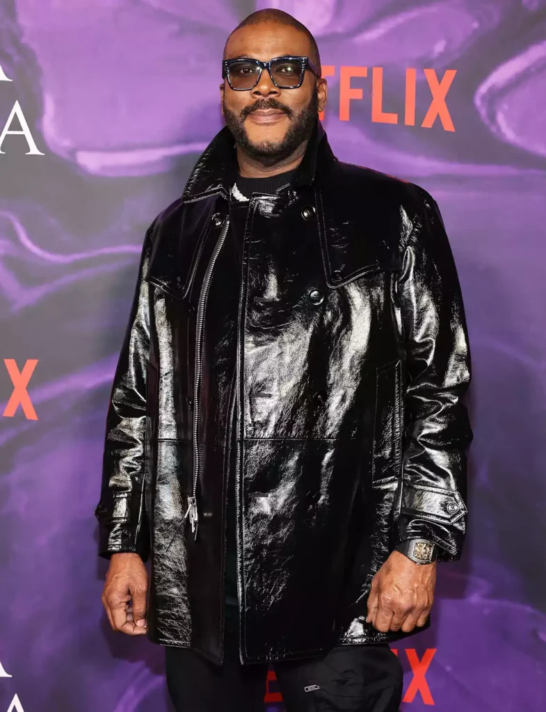 Tyler Perry attends the Netflixs Mea Culpa New York Premiere at Paris Theater on February 15, 2024.