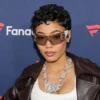 Coi Leray attends Michael Rubin’s Fanatics Super Bowl party at the Marquee Nightclub at The Cosmopolitan of Las Vegas on February 10, 2024 in Las Vegas, Nevada.