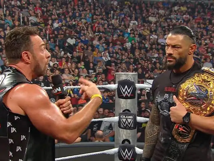 LA Knight Roman Reigns
