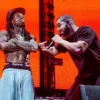 Lil Wayne (L) and Drake perform at Lil Weezyana Festival at Champions Square on August 28, 2015 in New Orleans, Louisiana.