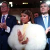 Musician Nicki Minaj attends the Treasury Department s Trump Accounts Summit at Andrew W. Mellon Auditorium on January 28, 2026 in Washington, DC.