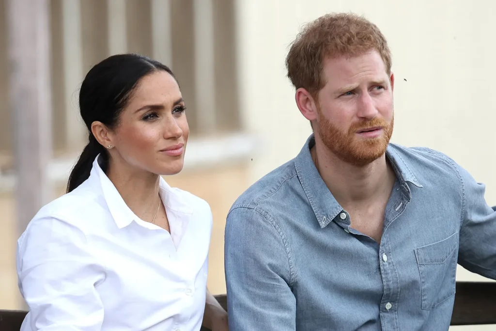 Prince Harry and Meghan Markle on October 17, 2018, in Dubbo, Australia.