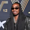 Rapper Quavo attend V12 Restaurant & Sports Bar Grand Opening Celebration at V12 Restaurant & Sports Bar on May 2, 2024 in Atlanta, Georgia