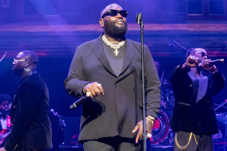 Rick Ross Arrested on Battery Charges After Ex-Girlfriend’s Claim Rick Ross performs onstage during his Port of Miami Orchestra Reunion Tour at The Hobby Center for the Performing Arts on June 26, 2026.